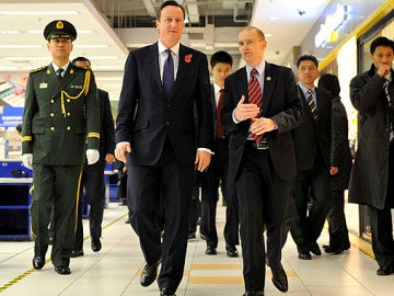 David Cameron, en China