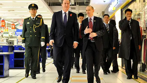 David Cameron, en China David Cameron, en China