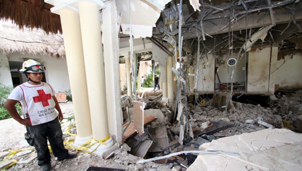 Explosión en un hotel de Cancún