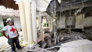 Siete muertos y 14 heridos en la explosión en un hotel de Cancún