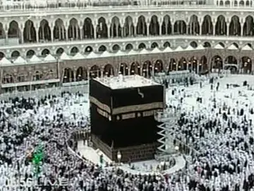 La "Kaaba", en La Meca. La "Kaaba", en La Meca.