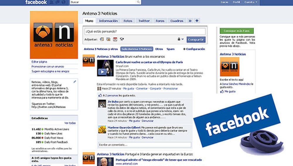 Llega el correo electrónico de Facebook