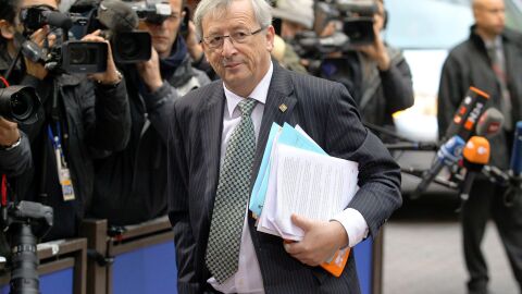 El presidente del Eurogrupo Jean-Claude Juncker