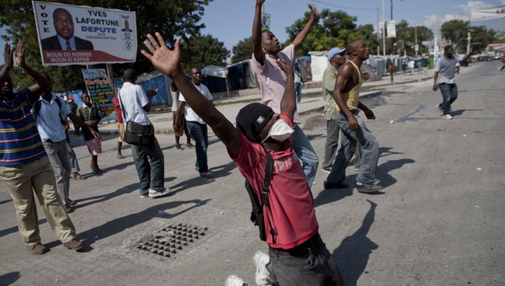 Protestas en Haití