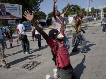 Protestas en Haití