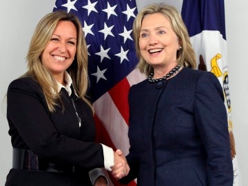 Trinidad Jiménez se reúne con Hilary Clinton
