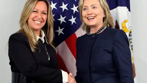 Trinidad Jiménez se reúne con Hilary Clinton Trinidad Jiménez se reúne con Hilary Clinton