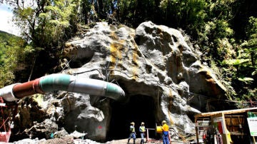 Mina neozelandesa en la que encuentran atrapados los mineros