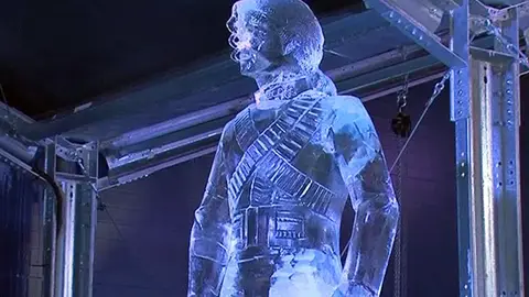 Un Michael Jackson de hielo Un Michael Jackson de hielo