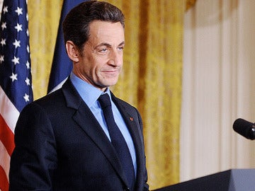 Sarkozy en la Casa Blanca