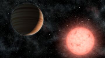 Recreación del exoplaneta GJ1214b