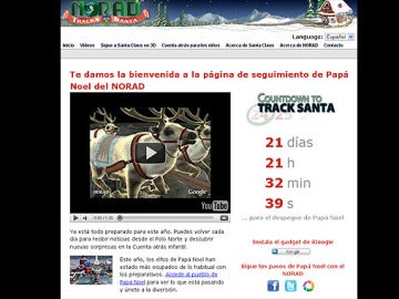 Web de seguimiento de Santa Claus