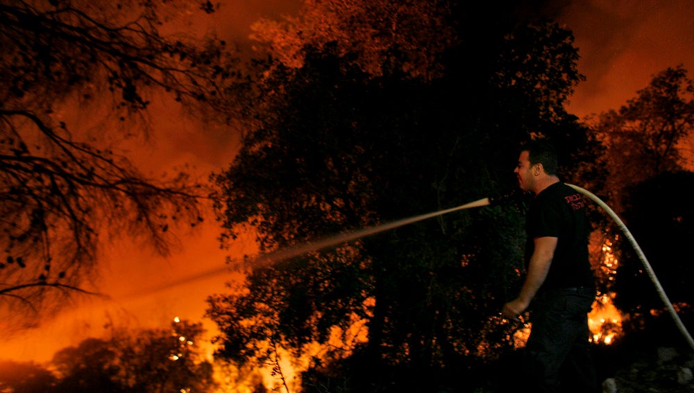 Incendio en Haifa