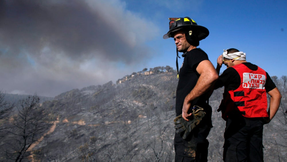 Incendio en Israel