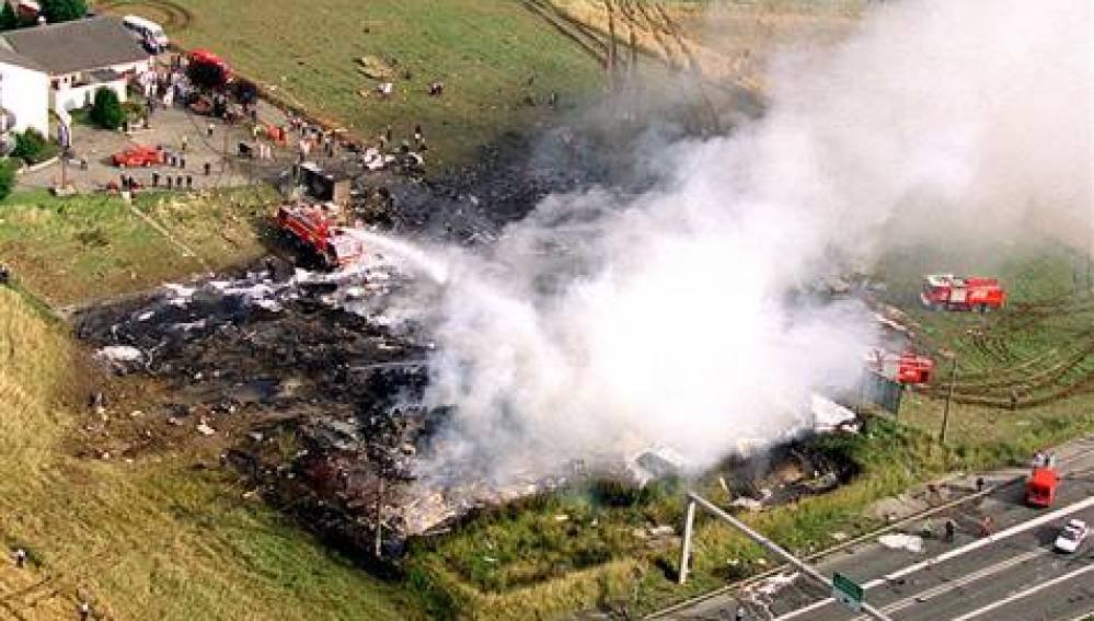 Accidente del Concorde en el año 2000