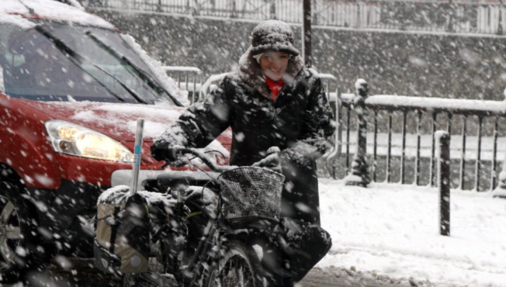 Temporal de frío y nieve en Francia