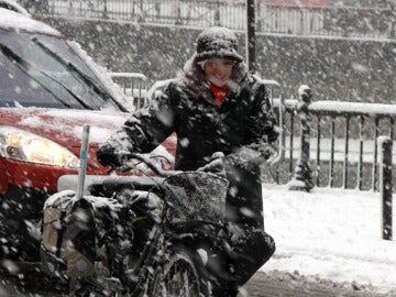 Temporal de frío y nieve en Francia