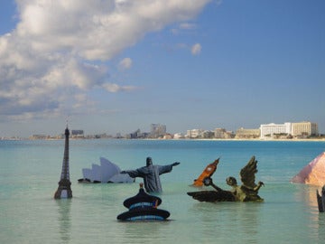 Monumentos sumergidos en Cancún