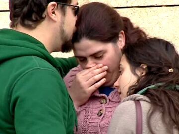 Familiares del fallecido en el atropello