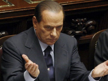 Berlusconi en el Parlamento