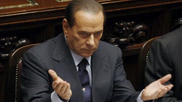 Berlusconi en el Parlamento