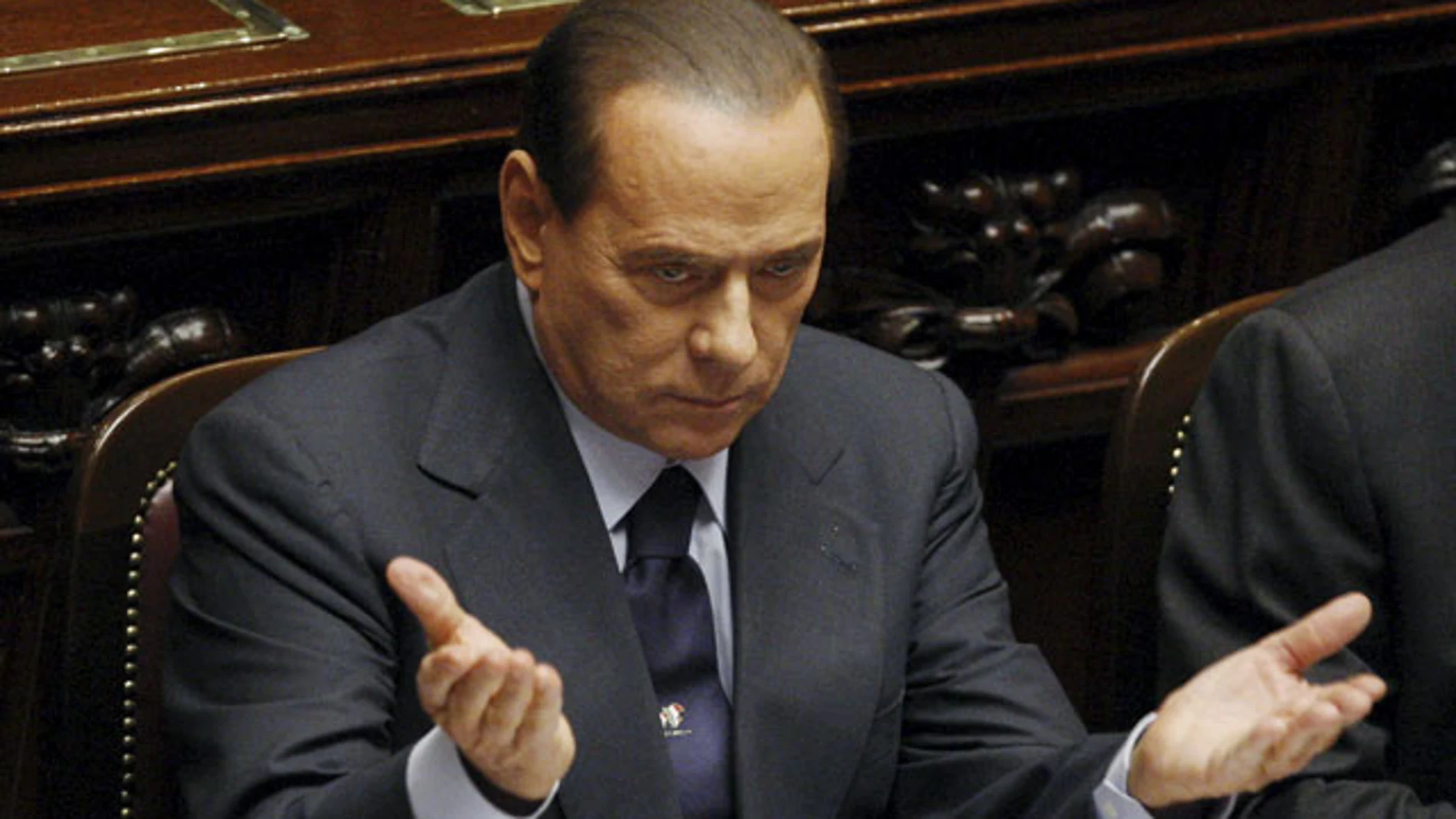 Berlusconi en el Parlamento Berlusconi en el Parlamento
