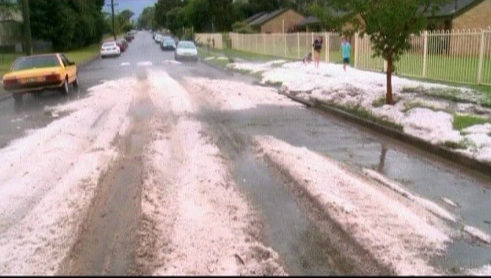 Granizada en Sidney