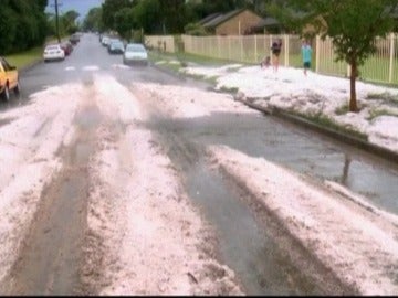 Granizada en Sidney Granizada en Sidney