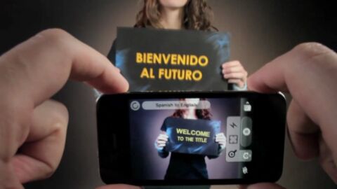 El m&oacute;vil nos traducir&aacute; en tiempo real cualquier texto escrito 