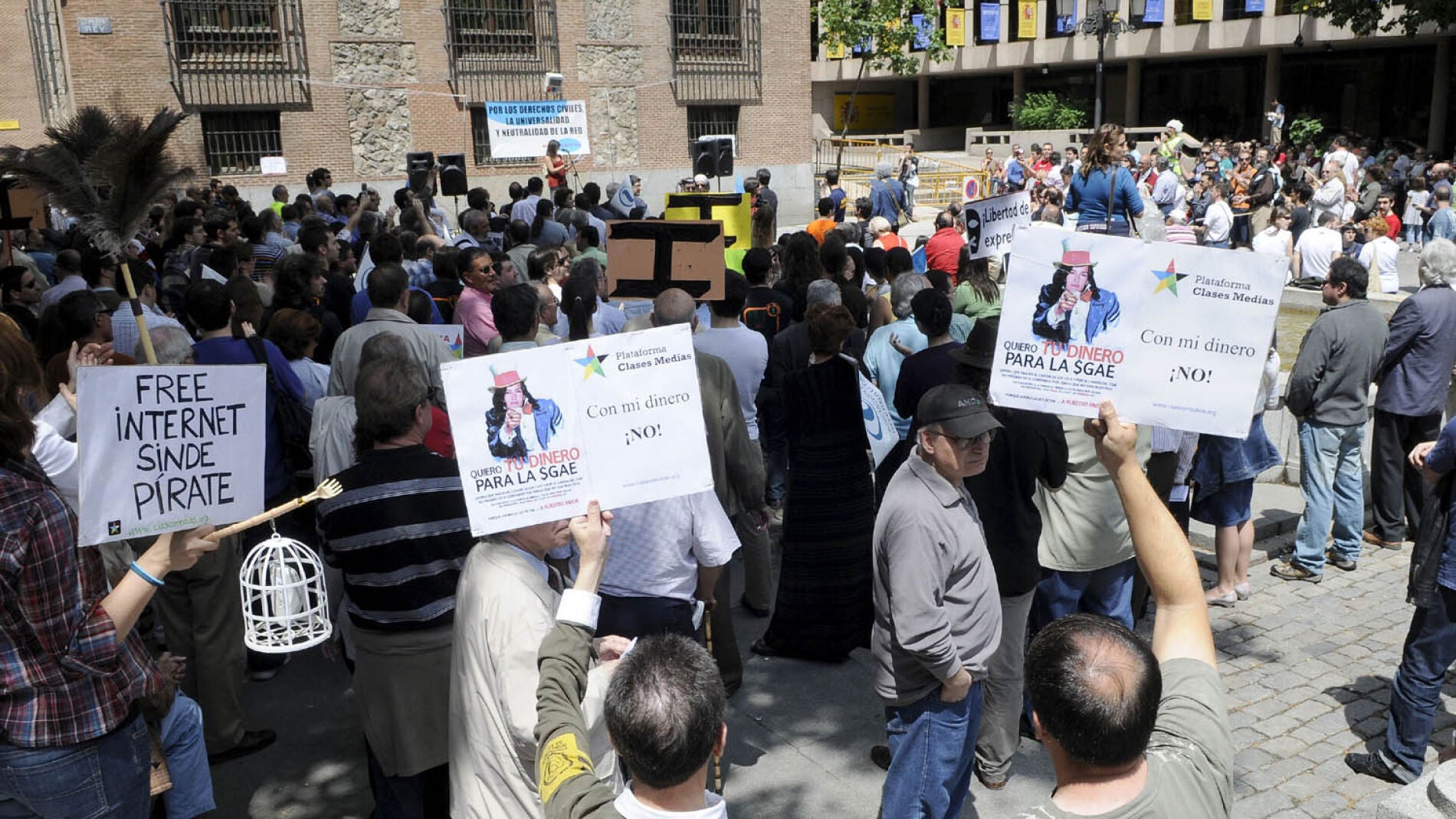 Protestas contra la 'Ley Sinde'