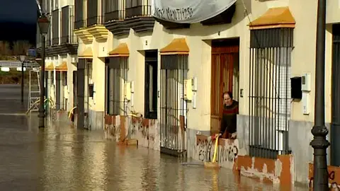 Inundación en Lora del Río Inundación en Lora del Río