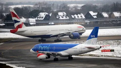Aviones en la nieve Aviones en la nieve