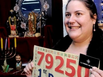 La vidente que contrataron los dueños de la administración de lotería número ocho de Alcorcón 