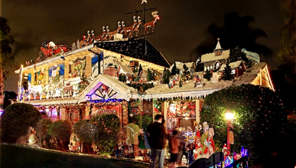 La casa más navideña