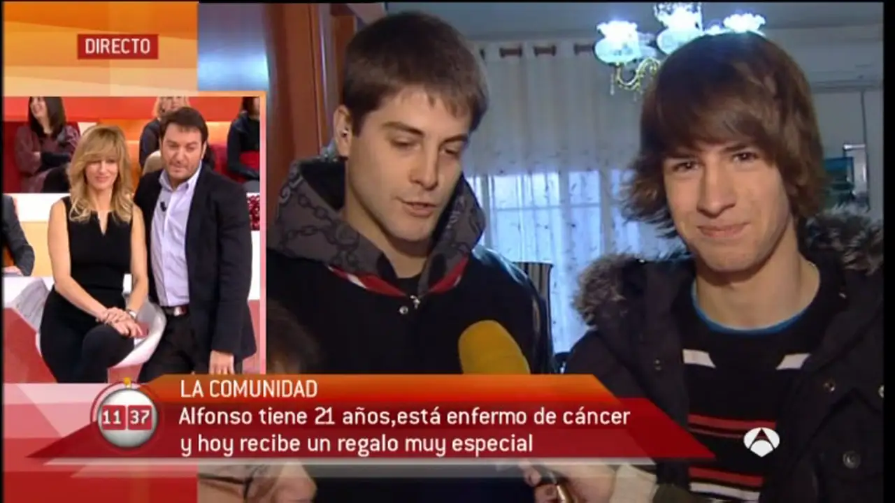 Alfonso recibe la sorpresa de su vida