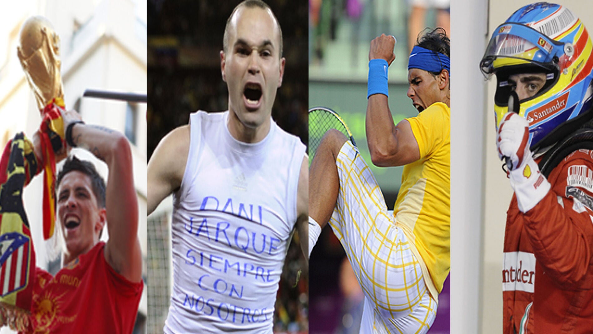 Torres, Iniesta, Nadal y Alonso, los mejores deportistas espa&ntilde;oles en Internet