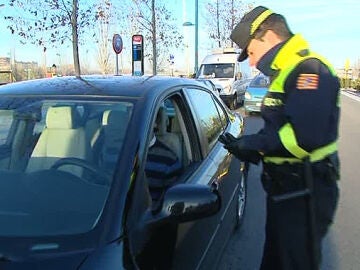 Un control en Zaragoza