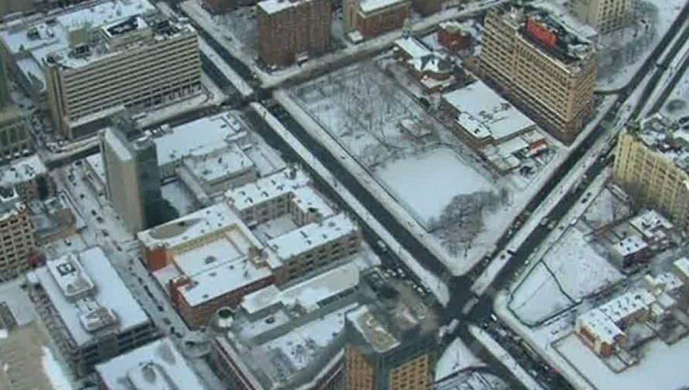 Gran nevada en Nueva York