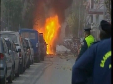 Estalla una bomba junto a un tribunal de Atenas sin causar heridos