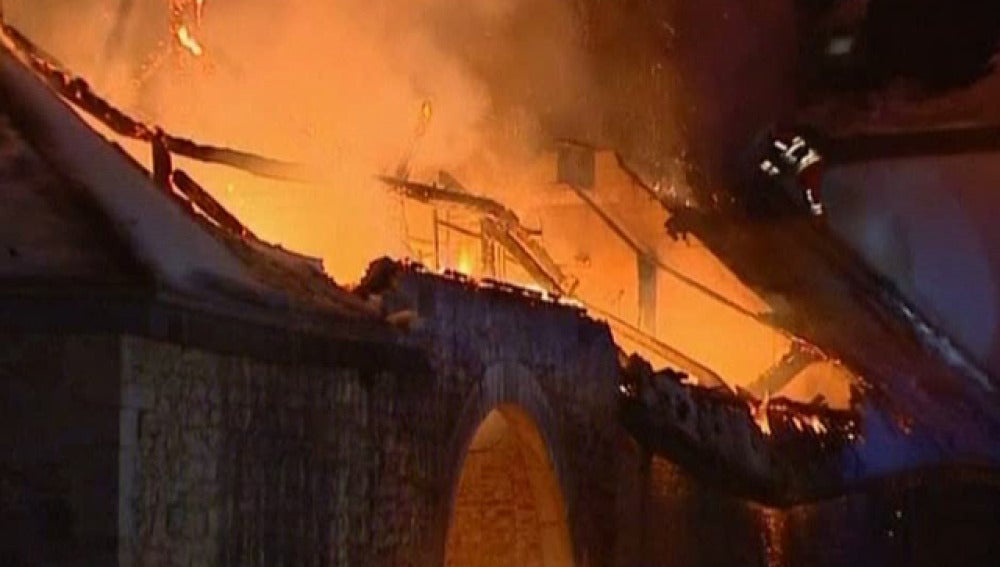 Incendio en Bélgica