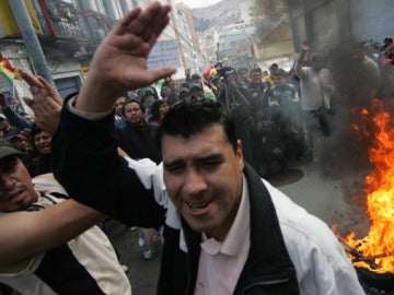 Protestas en Bolivia