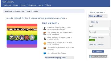 Un Facebook exclusivo para ex militares homosexuales