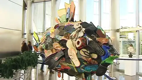 Arte a partir de basura Arte a partir de basura