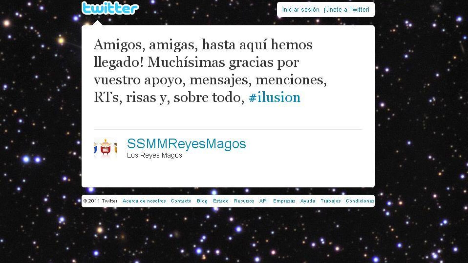 Sus Majestades de Oriente, tambi&eacute;n en Twitter