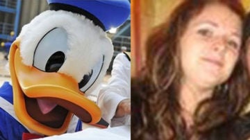 El Pato Donald y la mujer que lo llevará al banquillo, April Magolon