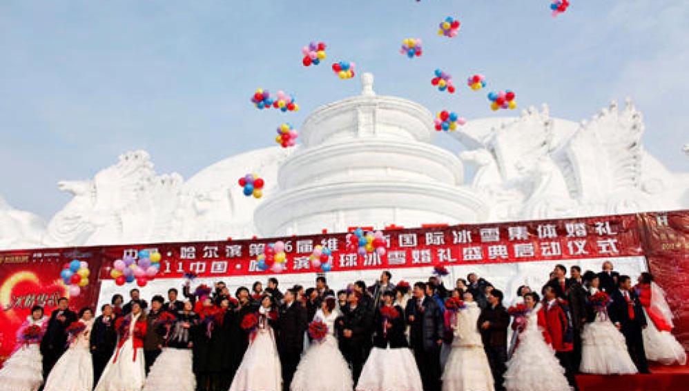 Bodas en el hielo