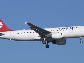 Un avión de Turkish Airlines Un avión de Turkish Airlines
