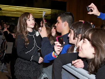 Priscilla Delgado con los fans Priscilla Delgado con los fans