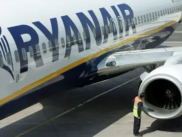 Un avión de Ryanair Un avión de Ryanair