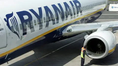 Un avión de Ryanair Un avión de Ryanair